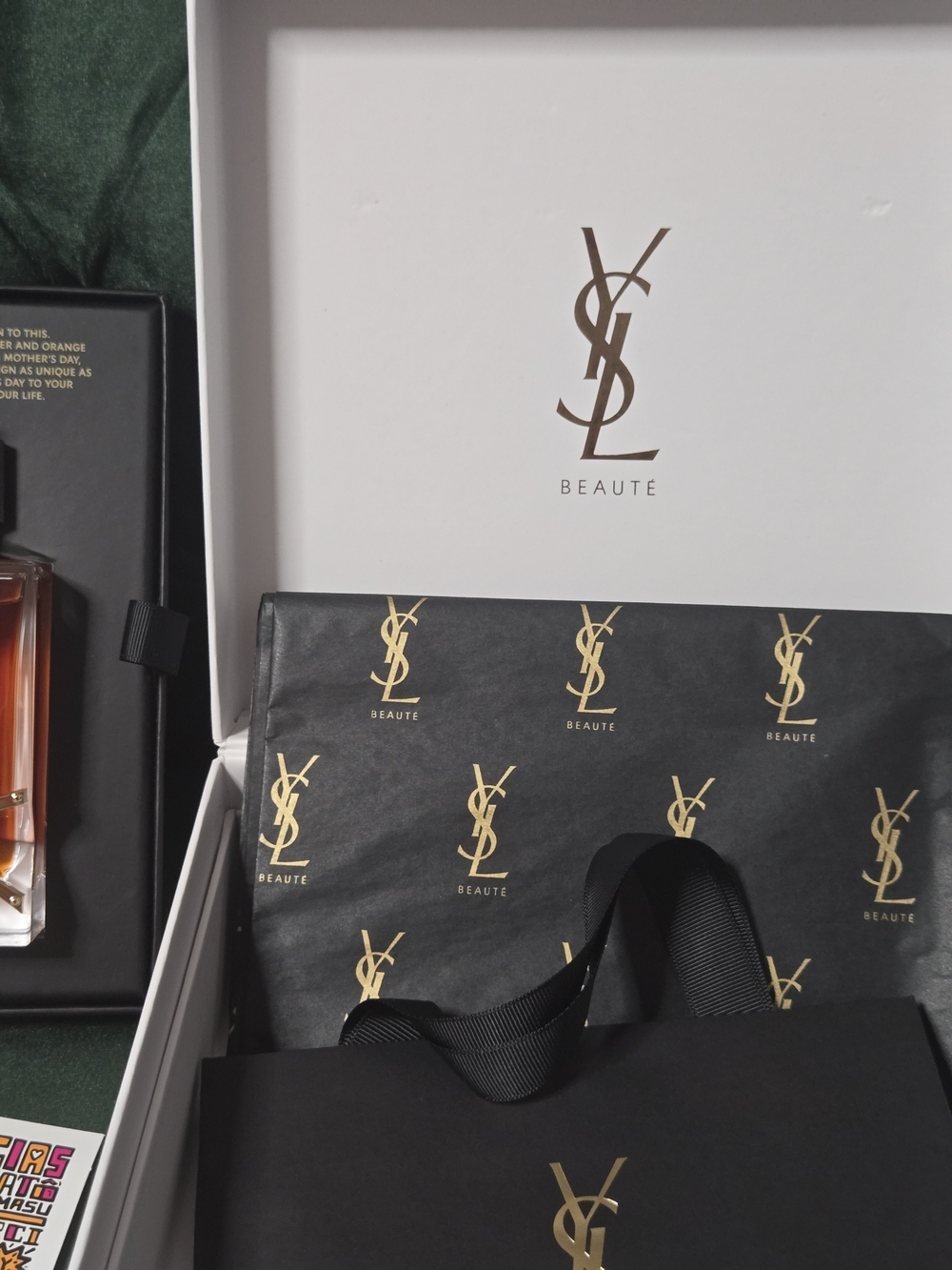 Yves Saint Laurent Orange & Pink Graffiti Heart Canvas Print NEW IN BOX - Picture 5 of 8